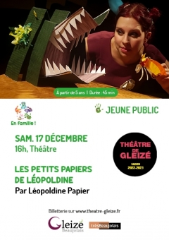 Spectacle "les petits papiers de Léopoldine"