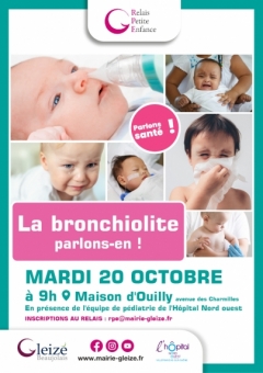 La bronchiolite parlons-en !