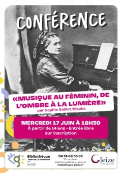 Conférence Musique au féminin