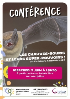Conférence Les chauves-souris 
