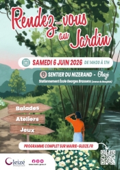 Programme RDV au jardin Sur le sentier du Nizerand