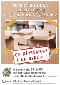 Bibliothèque Jean de La Fontaine déménage ! 