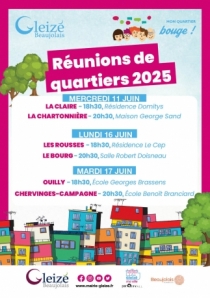 Réunions de quartier 2025