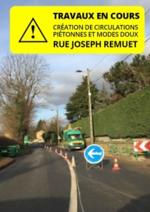 Travaux rue Joseph Remuet