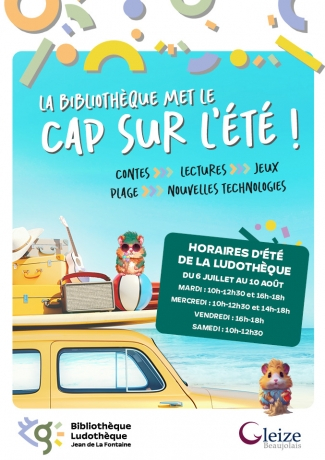 Cap sur l'été à la bibliothèque-ludothèque